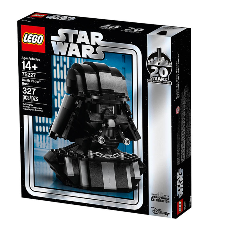 The exclusive Darth Vader Lego bust for Star Wars Celebration Chicago.